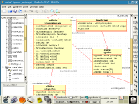 Umbrello 1.2-beta happily running under GNOME.